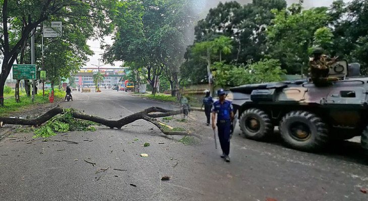 থমথমে গোপালগঞ্জ, চলছে কারফিউ